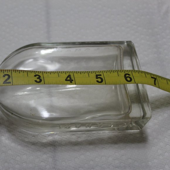 Vintage 1975-85`s transparent bottle Glass mini Bottles - Picture 7 of 10